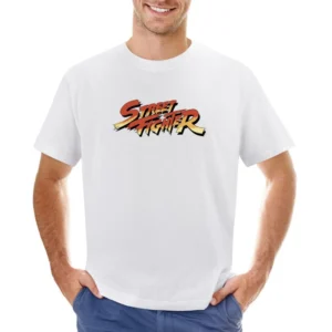 Street Fighter Retro Video Game 80s Asian Size Men T-Shirt