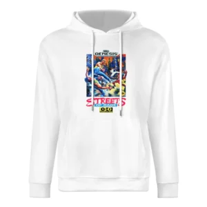 Streets Of Rage Sega Genesis Old School Retro Video Game Fan Distresse European Size Men Hoodie