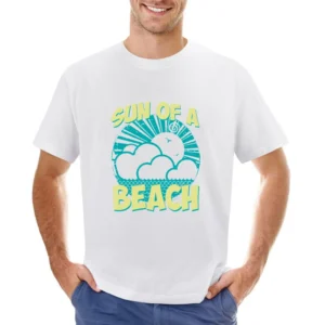 Sun Of A Beach Fun Cool Retro Vintage Style Cool Graphic Summer Tee Sh Asian Size Men T-Shirt