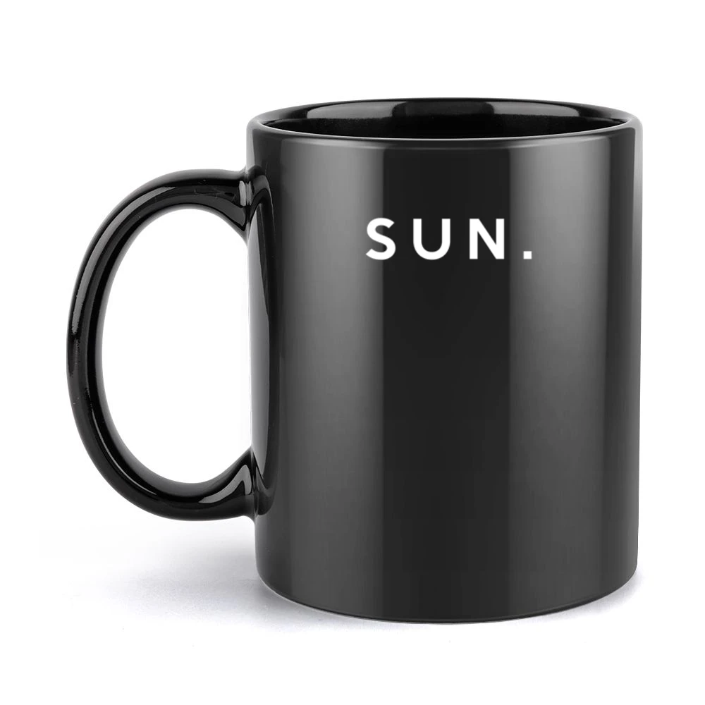Sunday Fun Short Form Days Of The Week Popular Graphic Black Mug