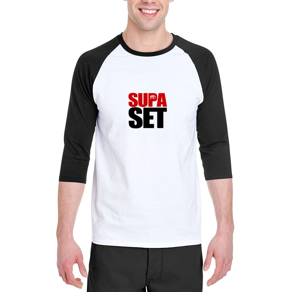 Supa Set Tshirt Men 3/4 Sleeve T-Shirt