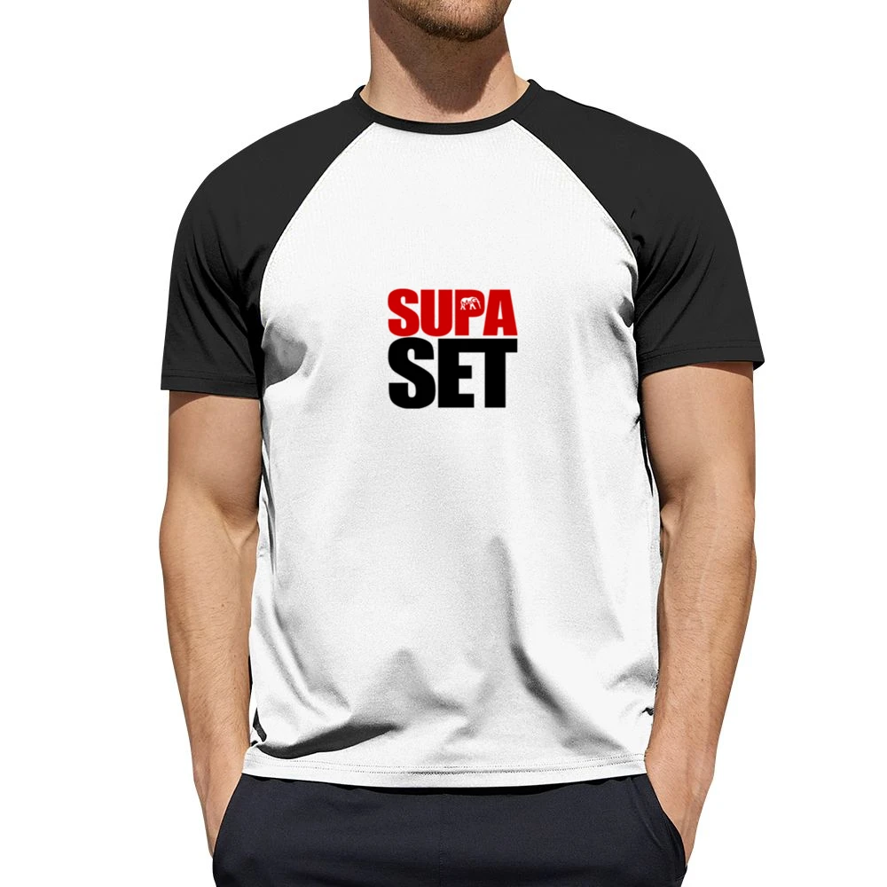 Supa Set Tshirt Men Short Sleeve T-Shirt