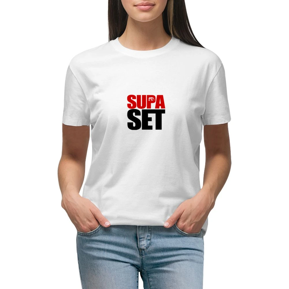 Supa Set Tshirt Premium Women Ladies T-shirt