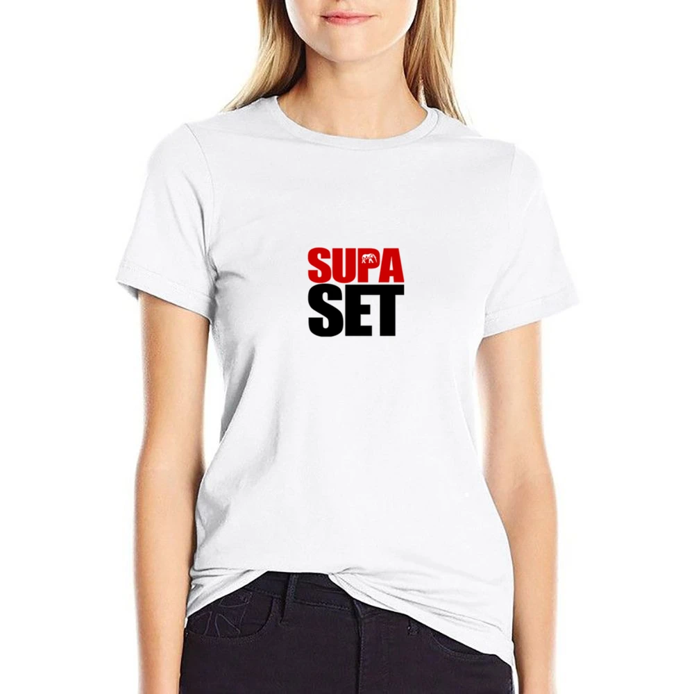 Supa Set Tshirt US Size Women Ladies T-shirt