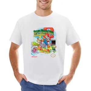 Super Mario Land 2 6 Golden Coins Game Boy Nintendo Old School Retro V Asian Size Men T-Shirt
