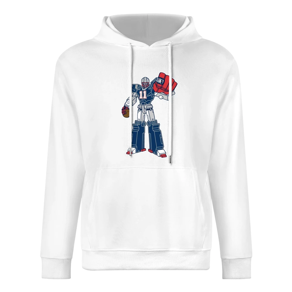 SuperTron Julian Edelman Fun New England Superbowl Football Graphic Fa European Size Men Hoodie