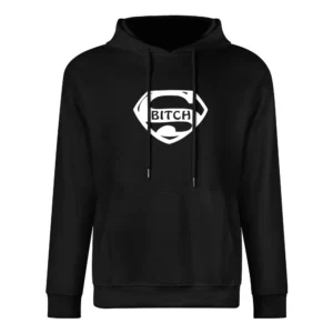 Superman parody super bitch European Size Men Hoodie