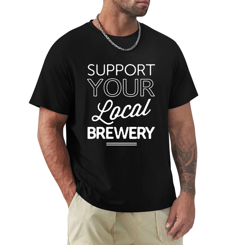 Support Your Local Brewery Fun Beer Graphic Premium Men T-shirt