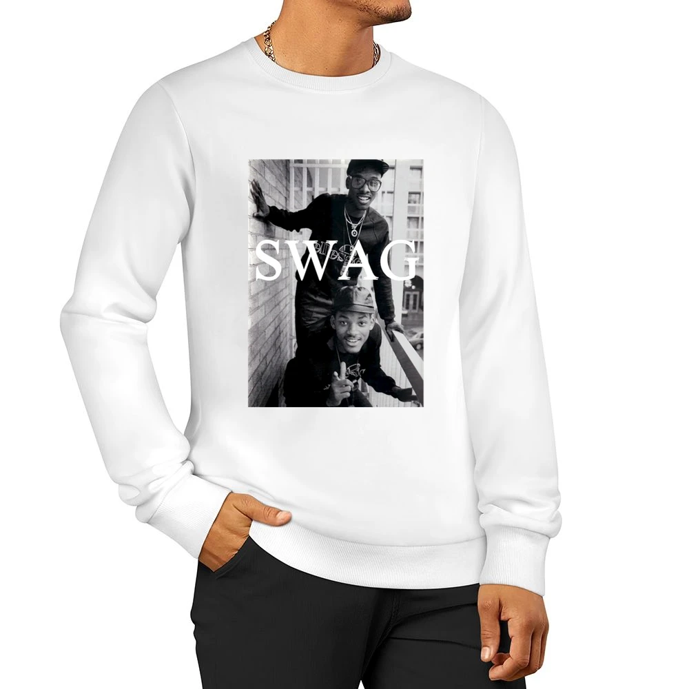 Swag Vintage Will Smith Fresh Prince Cool Urban Hip Hop Graphic T Shir Men Pullover Sweatshirt