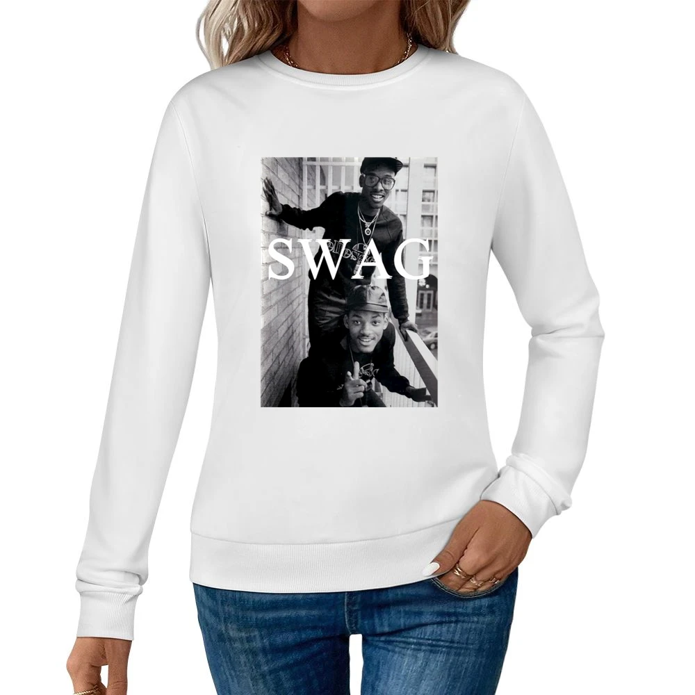 Swag Vintage Will Smith Fresh Prince Cool Urban Hip Hop Graphic T Shir Women Pullover Sweatshirt