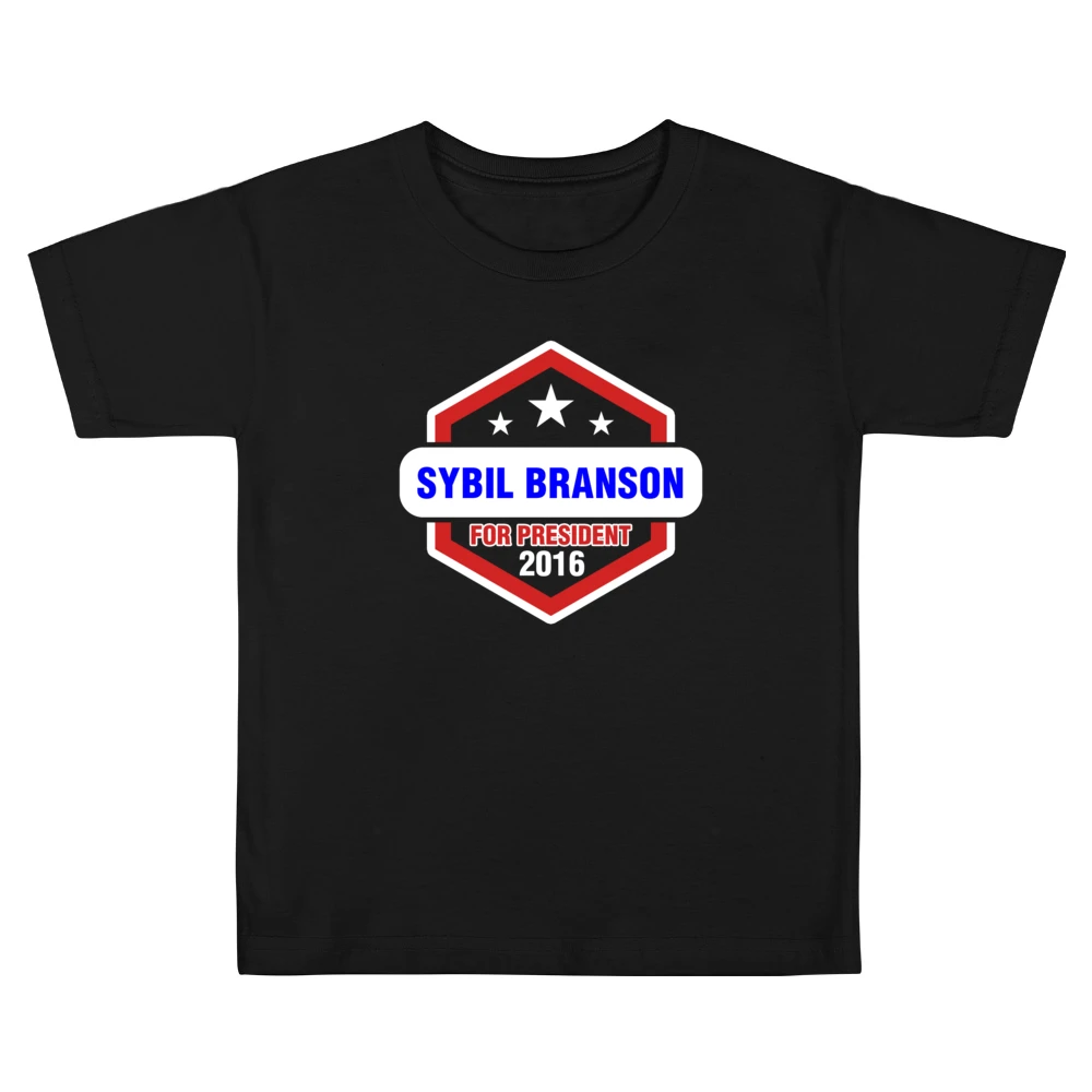 Sybil Branson For President 2016 Downton Abbey TV Show Kids Boys Girls T-Shirt
