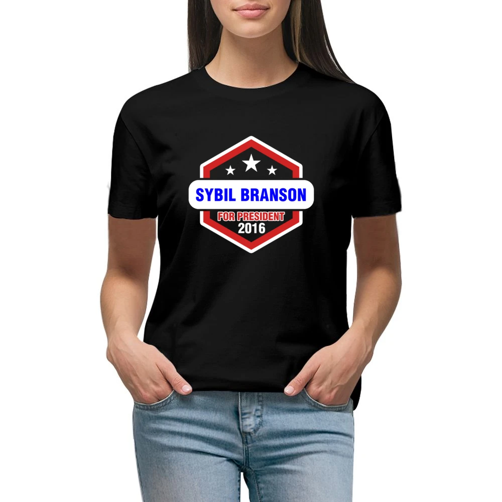 Sybil Branson For President 2016 Downton Abbey TV Show Premium Women Ladies T-shirt