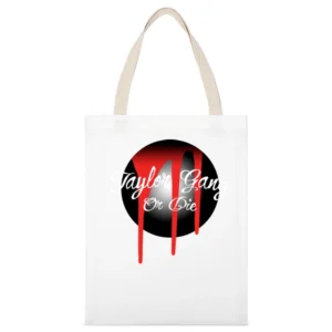 Taylor Gang Hip Hop White Canvas Tote Shopping Bag