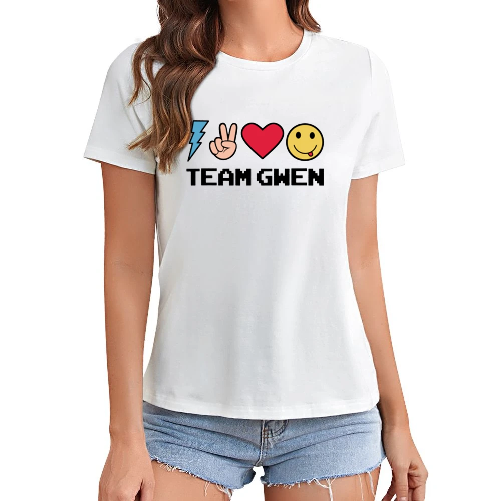 Team Gwen Stefani Fun The Voice Graphic Tee Popular TV Show Fan T Shir Asian Size Women Ladies T-shirt