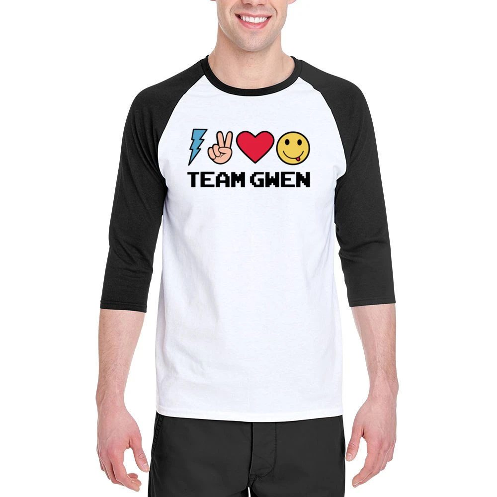 Team Gwen Stefani Fun The Voice Graphic Tee Popular TV Show Fan T Shir Men 3/4 Sleeve T-Shirt