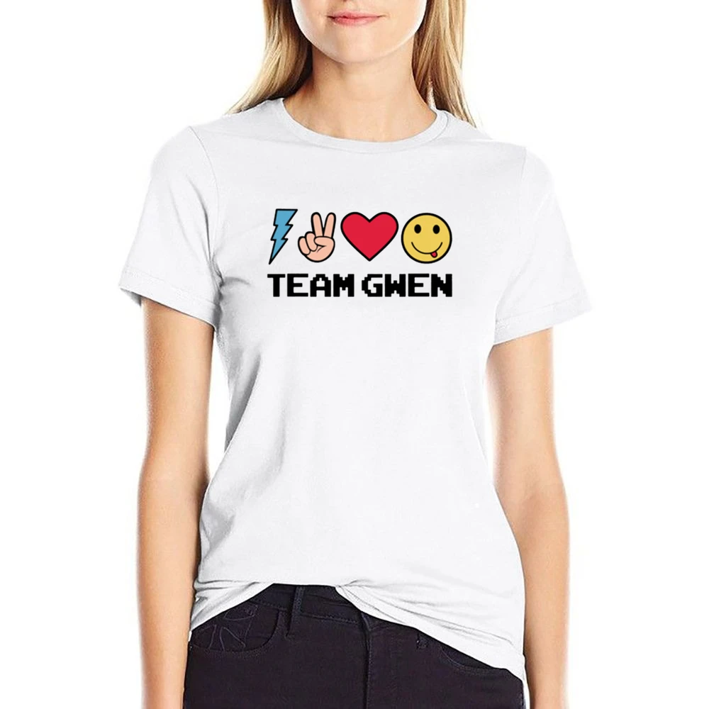 Team Gwen Stefani Fun The Voice Graphic Tee Popular TV Show Fan T Shir US Size Women Ladies T-shirt