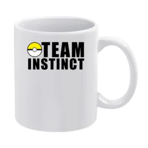 Team Instinct Pokemon Go Fun Graphic Game Apparel White Mug