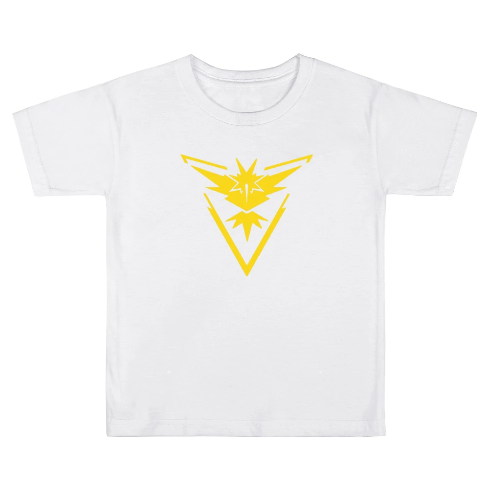 Team Instinct Pokemon Go Kids Boys Girls T-Shirt