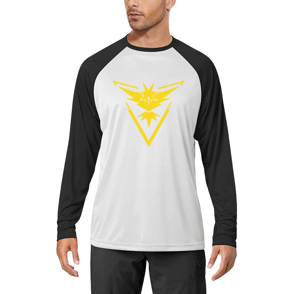 Team Instinct Pokemon Go Men Long Sleeve T-Shirt