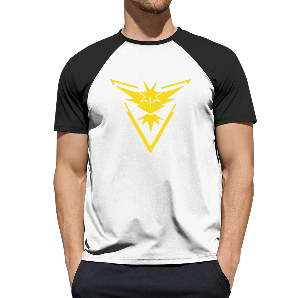 Team Instinct Pokemon Go Men Short Sleeve T-Shirt