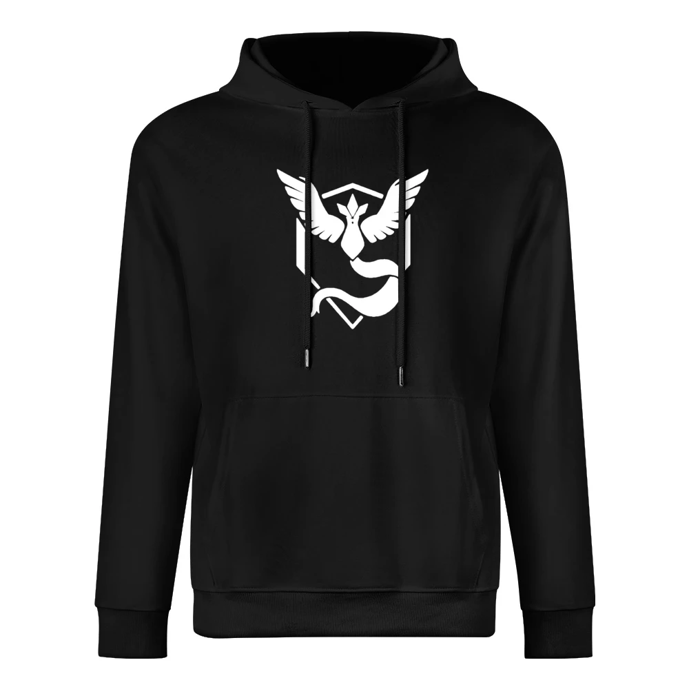 Team Mystic Logo Symbol Pokemon Go Fun Graphic Game Apparel European Size Men Hoodie