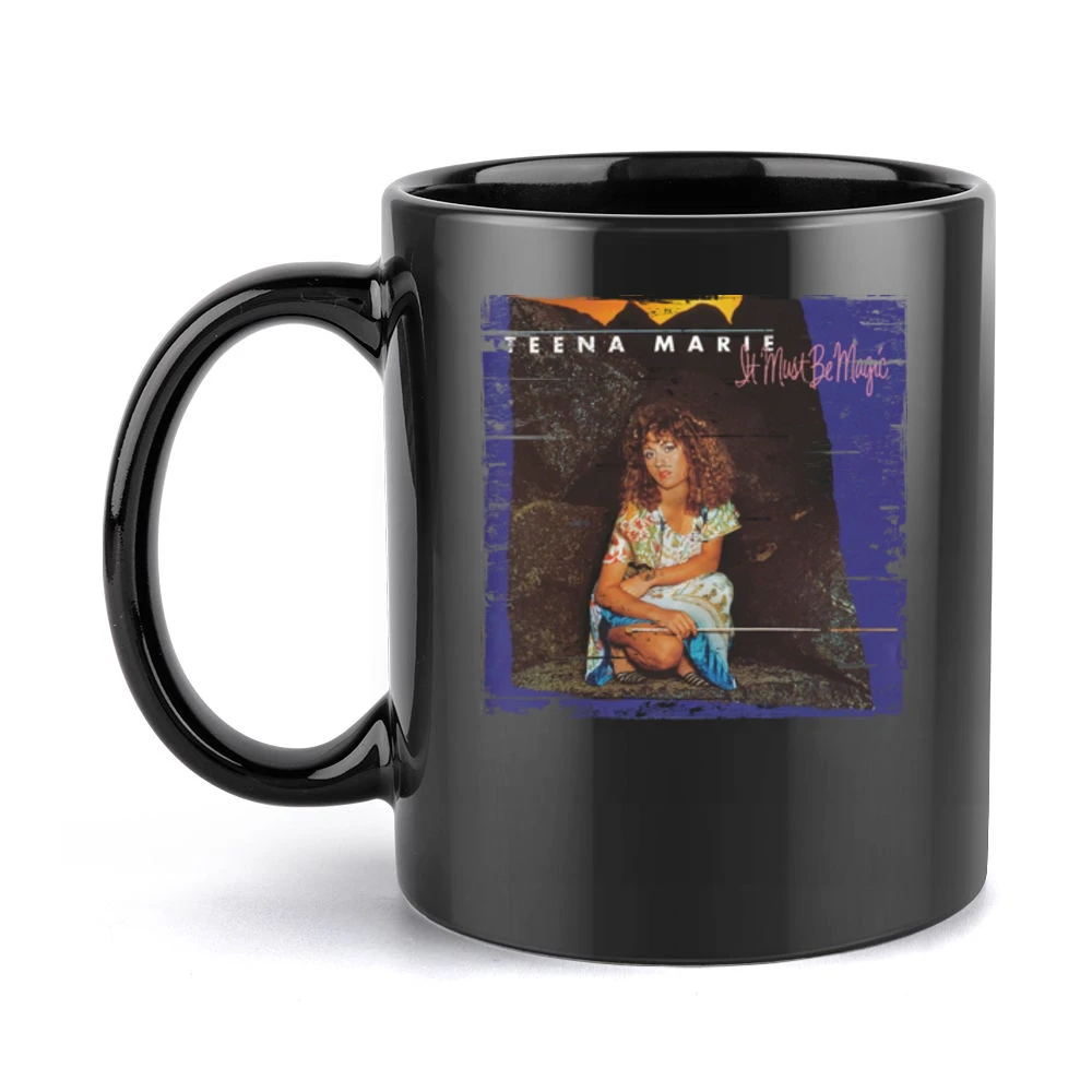 Teena Marie It Must Be Magic Album Cover Distressed Image Black Mug