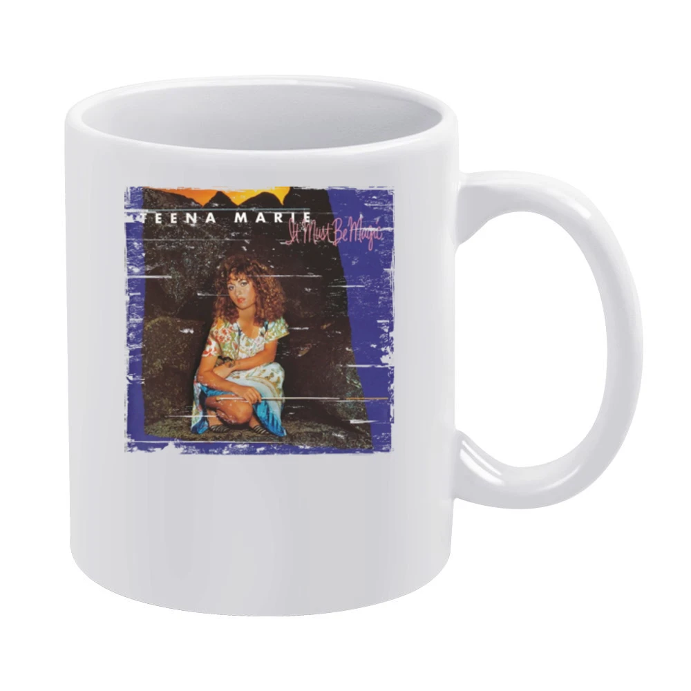 Teena Marie It Must Be Magic Album Cover Distressed Image White Mug