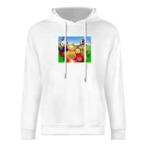 Teletubbies Fun Vintage Cartoon TV Show Graphic European Size Men Hoodie
