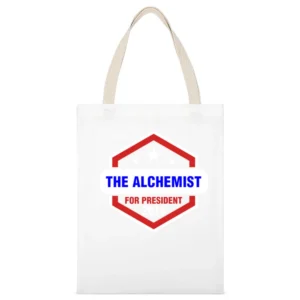 The Alchemist For President 2016 The Venture Bros TV Show White Canvas Tote Shopping Bag