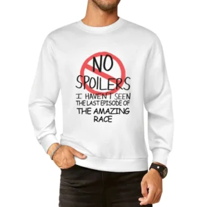 The Amazing Race No Spoilers Last Episode Tv Funny European Size Pullover Sweater