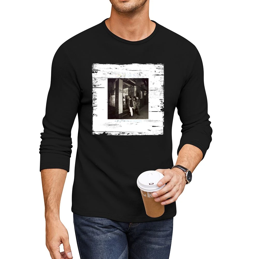 The Blue Nile A Walk Across The Rooftops Album Cover Distressed Image Men CrewNeck Long Sleeve T-Shirt