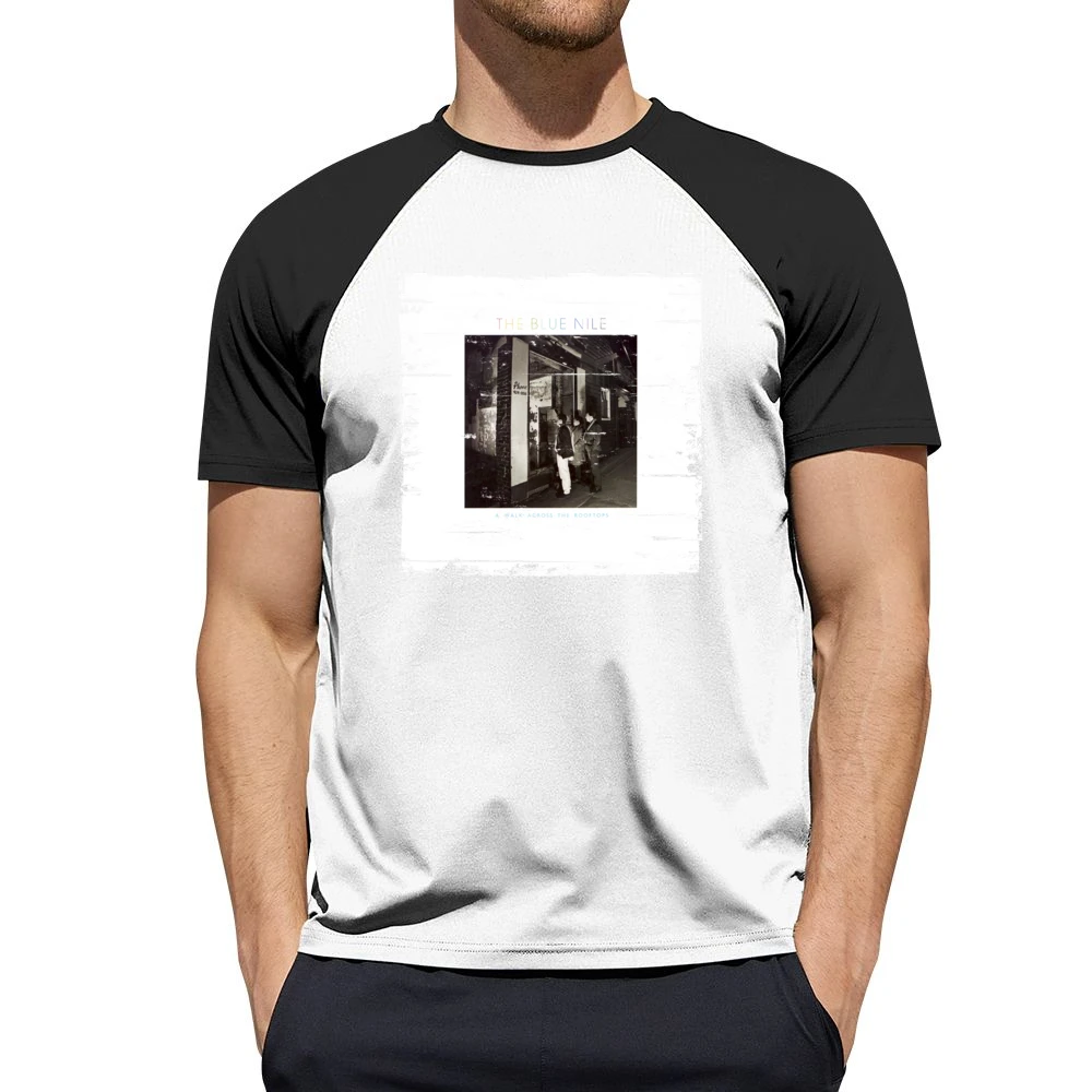 The Blue Nile A Walk Across The Rooftops Album Cover Distressed Image Men Short Sleeve T-Shirt