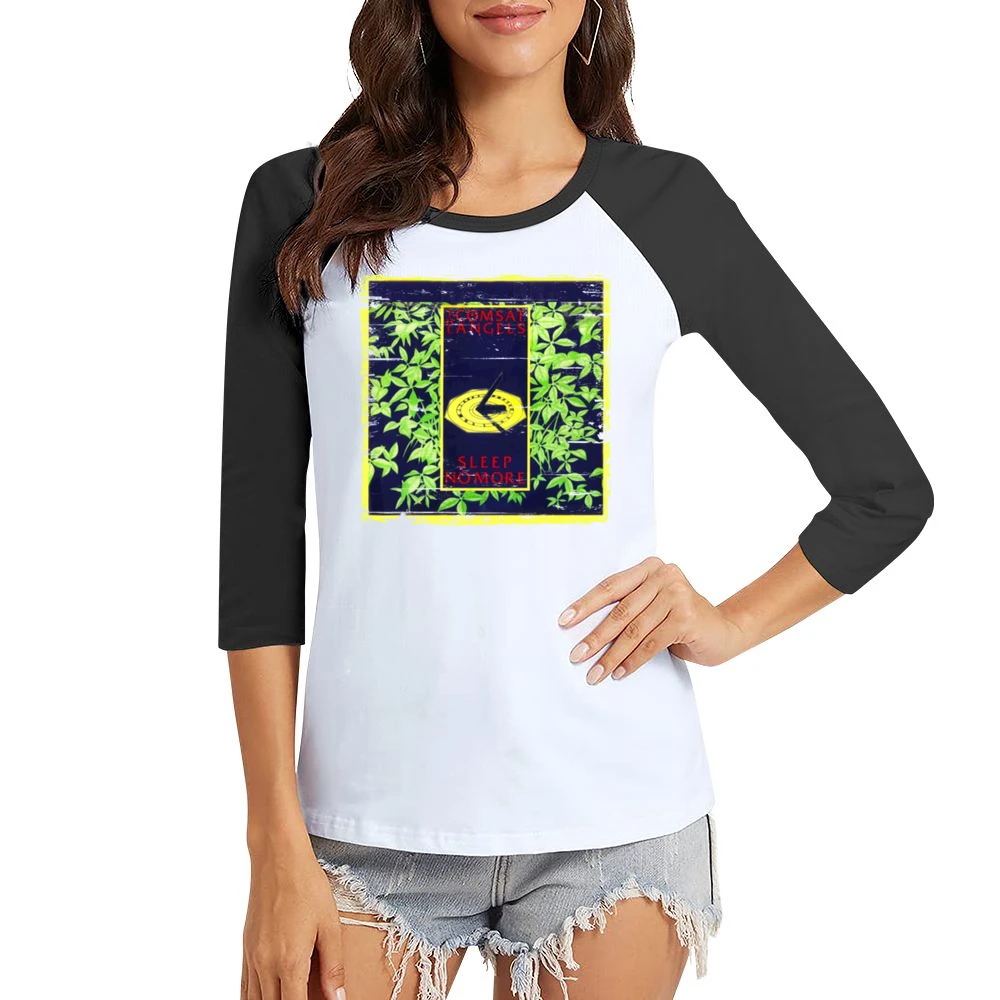The Blue Nile A Walk Across The Rooftops Album Cover Distressed Image Women Ladies 3-4 Sleeve T-Shirt