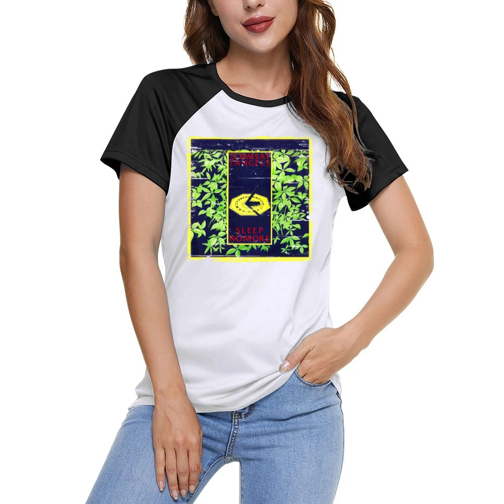 The Blue Nile A Walk Across The Rooftops Album Cover Distressed Image Women Ladies Short Sleeve T-Shirt