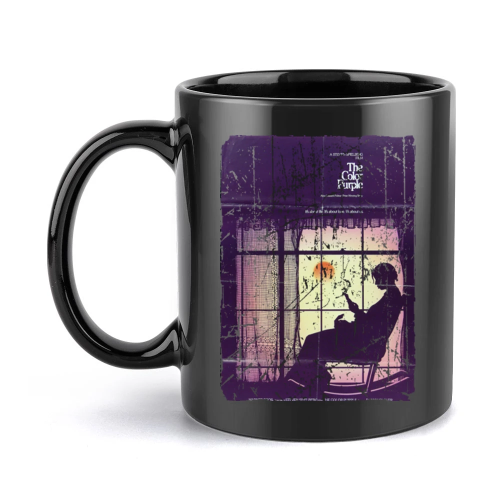 The Color Purple Movie Poster Retro Aged Look Black Mug