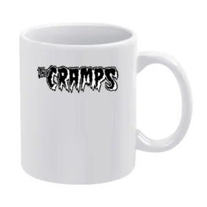 The Cramps Black text logo White Mug