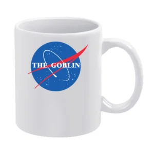 The Goblin New Planet Nasa Logo Parody Space Galaxy White Mug
