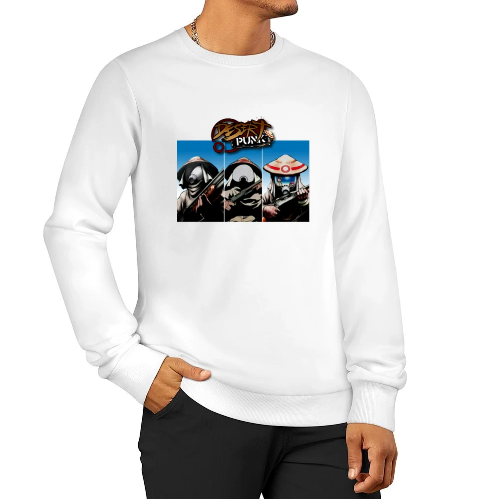 The Great Kanto Desert's Ghost mercenary Kanta Mizuno The Desert Punk Men Pullover Sweatshirt