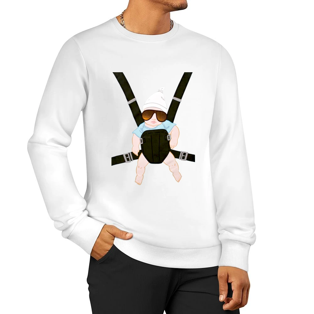 The Hangover Movie Baby Carrier Funny Men Pullover Sweatshirt