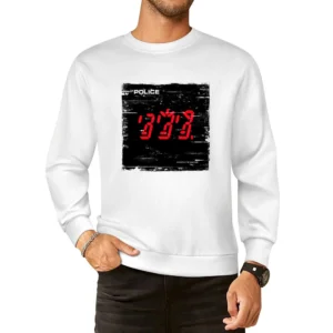 The Police Ghost In The Machine Album Cover Distressed Image European Size Pullover Sweater