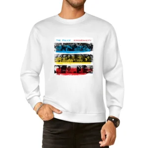 The Police Synchronicity Album Cover Distressed Image European Size Pullover Sweater