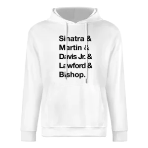 The Rat Pack Sinatra Martin Davis Jr Lawford Bishop 60s Black European Size Men Hoodie