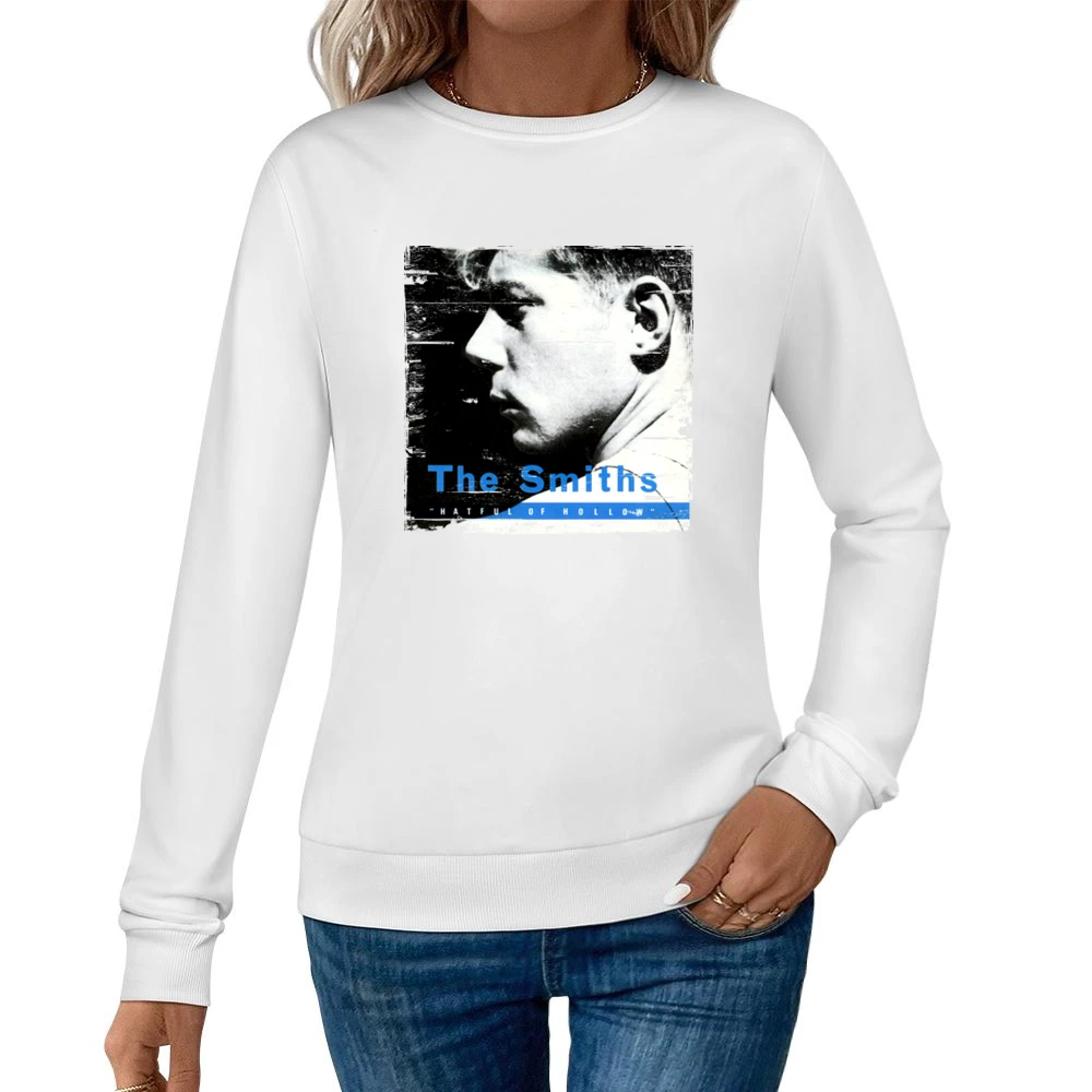 The Smiths Hatful Of Hollow Album Cover Distressed Image Women Pullover Sweatshirt