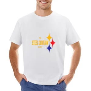 The Steel Curtain Show Pittsburgh Football Team Tshirt (all Styles An Asian Size Men T-Shirt