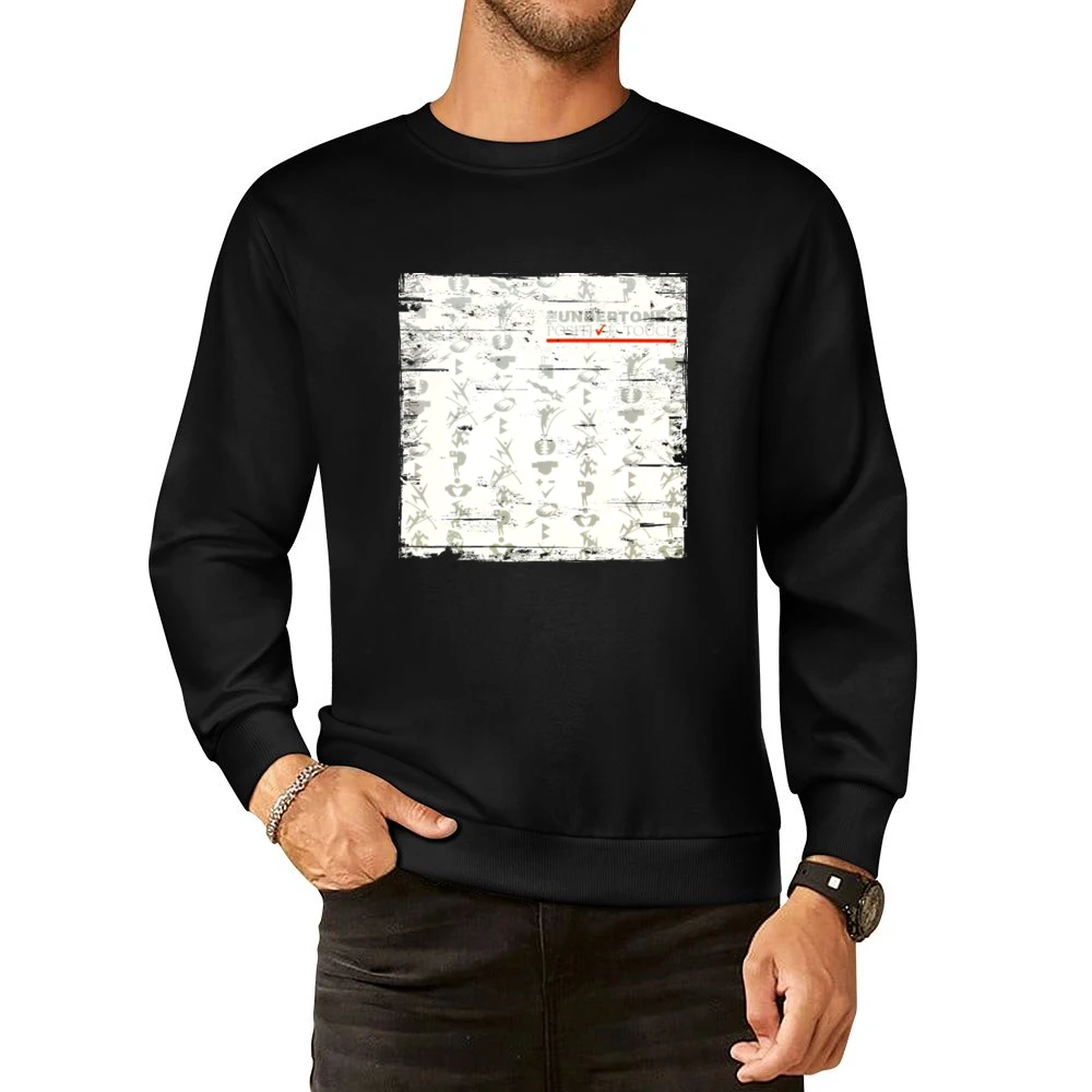 The Undertones Positive Touch Album Cover Distressed Image European Size Pullover Sweater