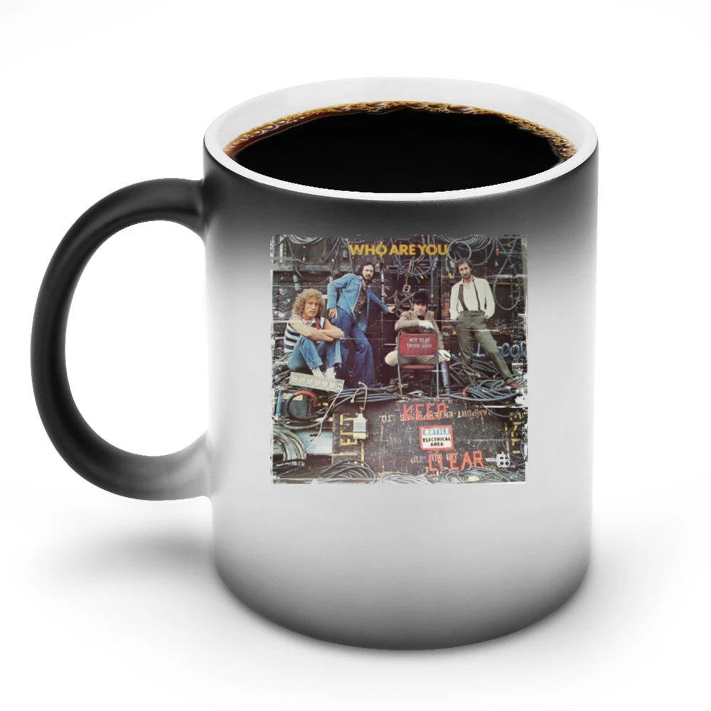The Who Who Are You Album Cover Distressed Image Discoloration Mug