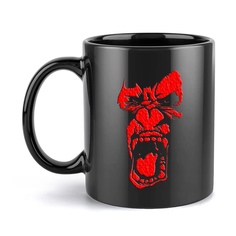 The angry ape monkey wild animals Black Mug
