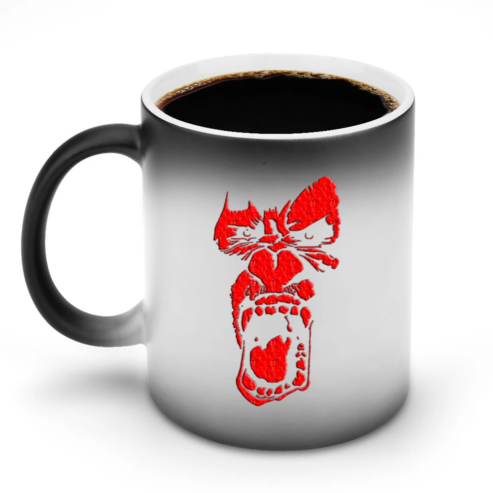 The angry ape monkey wild animals Discoloration Mug