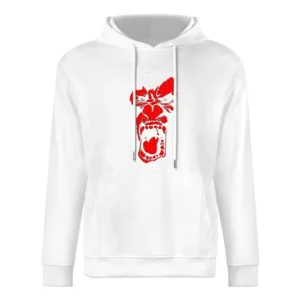 The angry ape monkey wild animals European Size Men Hoodie