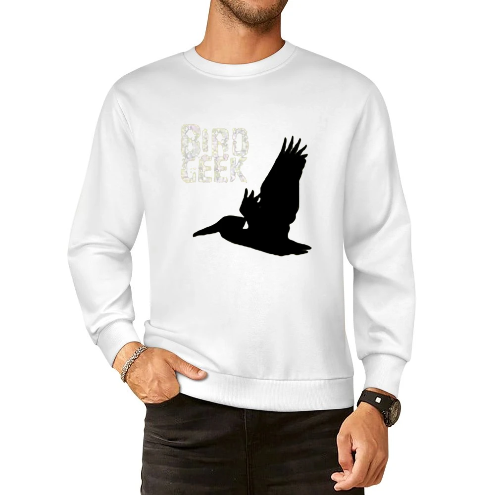 The flying geek bird European Size Pullover Sweater